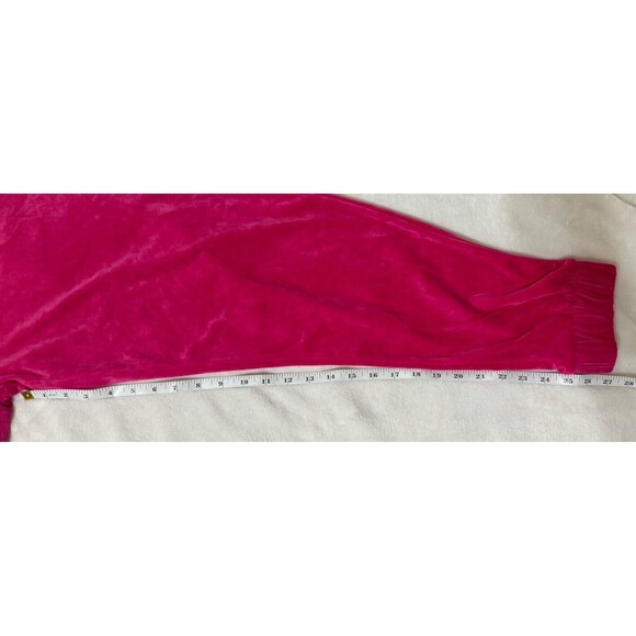EUC Juicy Couture Hot pink BARBIE velvet joggers womens -size 2xL Plus - Picture 6 of 6